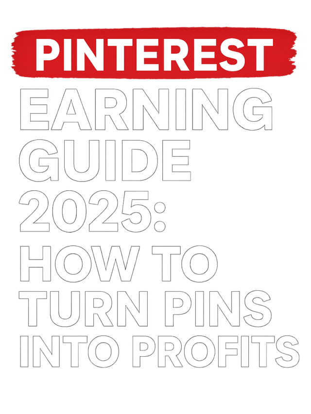 Pinterest Earning Guide 2025: How to Turn Pins into Profits